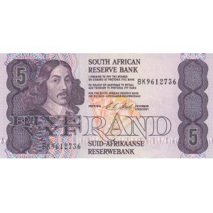 South Africa, 5 Rand, 1990-1994, UNC, p119e
