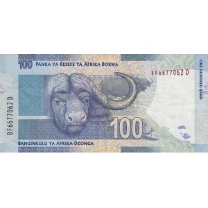 South Afrika Republic, 100 Rand, 2012, VF, p136
