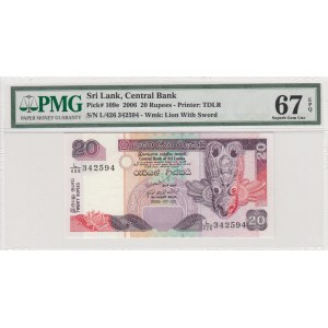 Sri Lanka, 20 rupees, 2006, UNC, p109e