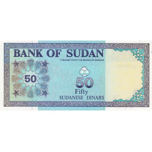 Sudan, 50 Sudanese Dinars, 1992, UNC, p54s, SPECIMEN