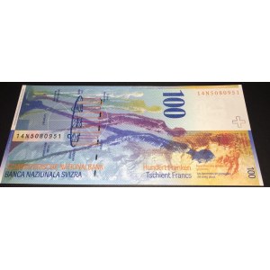 Swetzerland, 100 Francs, 2014, UNC, p72