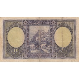 Turkey, 10 Lira, 1927, VF, p121