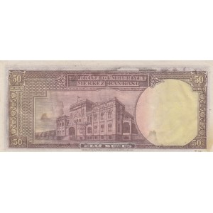 Turkey, 50 Kurush, 1942-1944, UNC, p133