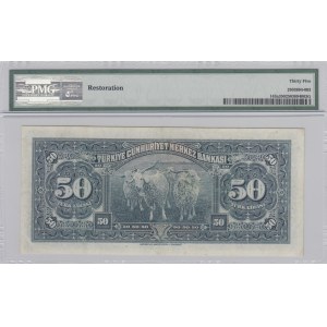 Turkey, 50 Lira, 1947, VF, p143a
