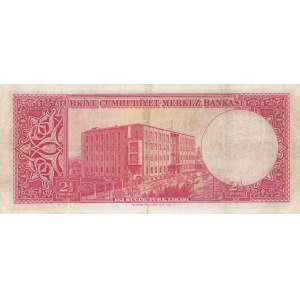 Turkey, 2 1/2 Lira, 1957, VF (+), p152