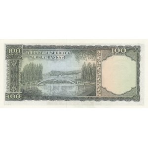 Turkey, 100 Lira, 1969, UNC, p182