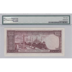 Turkey, 500 Lira, 1962, AUNC (+), p178
