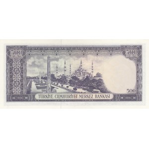 Turkey, 500 Lira, 1968, UNC, p183