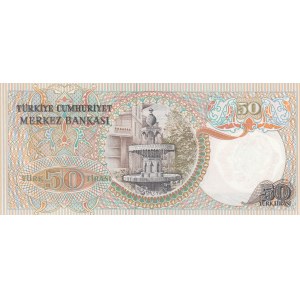 Turkey, 50 Lira, 1976, UNC, p187Aa, B01