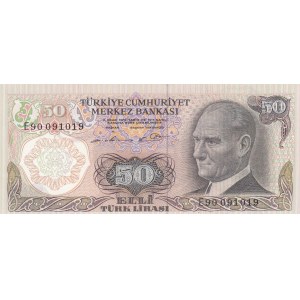 Turkey, 50 Lira, 1976, UNC, p187Aa, E90