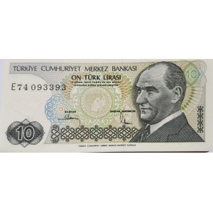 Turkey, 10 Lira, 1982, UNC, p193, (Total 98 banknotes)