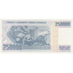 Turkey, 250.000 Lira, 1998, UNC, p211, G90
