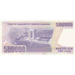 Turkey, 500.000 Lira, 1997, UNC, p212, L01