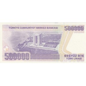 Turkey, 500.000 Lira, 1997, UNC, p212, M01