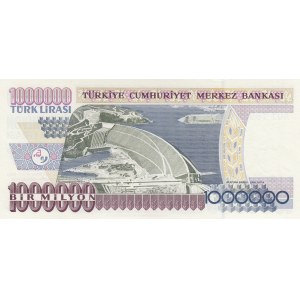 Turkey, 1.000.000 Lira, 1995, UNC, p209a, A01
