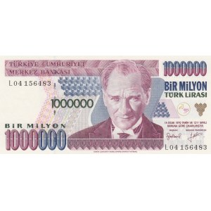 Turkey, 1.000.000 Lira, 1996, UNC, p209a