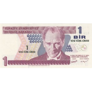 Turkey, 1 New Turkish Lira, 2005, UNC, p216
