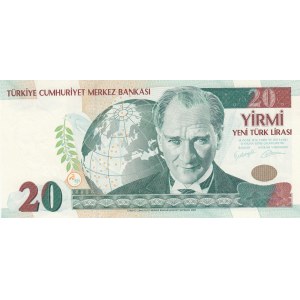 Turkey, 20 New Turkish Lira, 2005, UNC, p219
