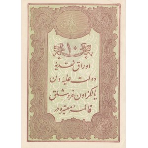 Turkey, Ottoman Empire, 10 Kurush, 1877, UNC, p48c, KANİ