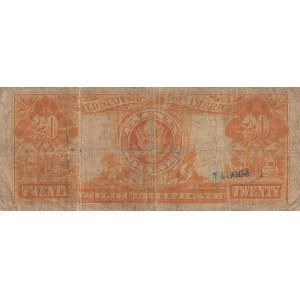 United States Of America, 20 Dollars, 1922, FINE, p275