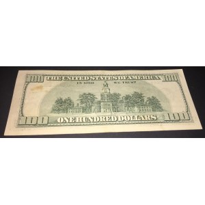 United States Of America, 100 Dollars, 1996, XF, p503