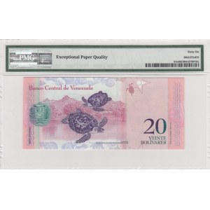 Venezuela, 20 Bolivares, 2011, UNC, p91e