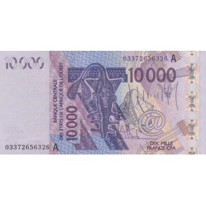 West African States, 10.000 Francs, 2003, UNC, p118Aa