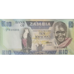 Zambia, 10 Kwacha, 1986-1988, UNC, p26e, BUNDLE