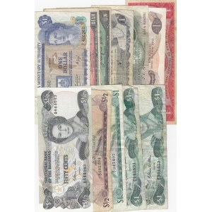 Queen Elizabeth II lot, (Total 12 banknotes)