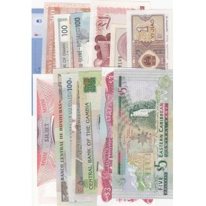 Mix Lot, 15 UNC banknotes
