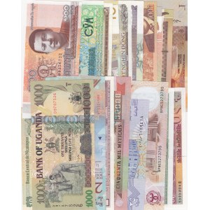 Mix Lot, 25 UNC banknotes