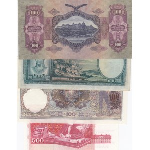 Mix Lot, Total 4 Europen banknotes