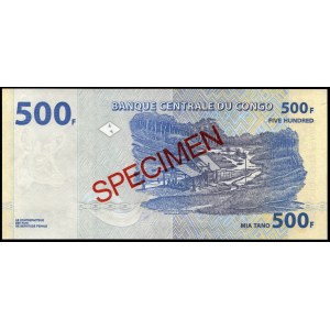 Kongo. 500 franków 2002