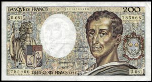 Francie. 20 franků 1988