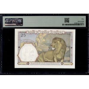 French West Africa. 25 Francs 1942