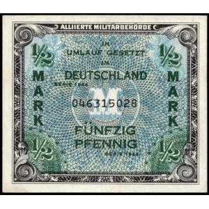 Germany. 1/2 Mark 1944 Allied Currency