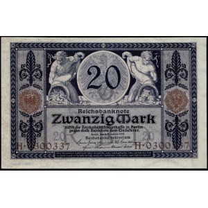 Germany. Imperial Bank 20 Marks 1915