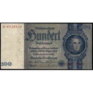 Germany. Third Reich 100 Reichsmark 1935