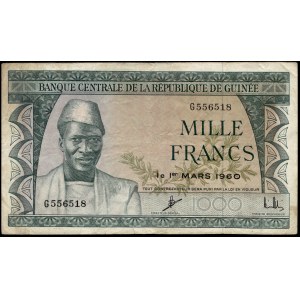 Guinée. 1000 Francs 1960