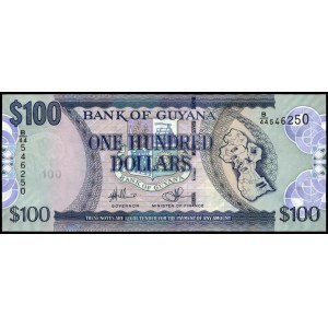 Guyana. 100 Dollars 2005