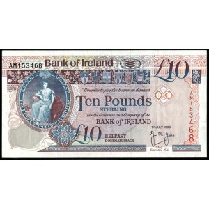 Ireland. 10 Pounds 1998 Bank of Ireland