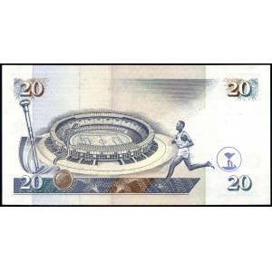 Kenya. 20 Shillings 1995