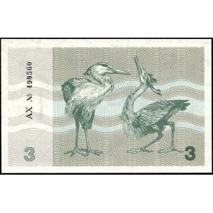 Lithuania. 3 Talonas 1991
