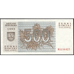 Litva. 500 Talonas 1993