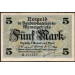 Lithuania. 5 Mark 1922 Memel