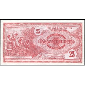 Macedonia. 25 Denari 1992