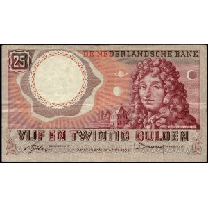 Netherlands. 25 Gulden 1955