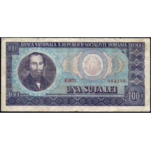 Romania. 100 Lei 1966