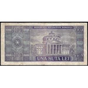 Romania. 100 Lei 1966