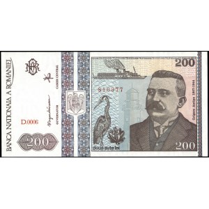 Romania. 200 Lei 1992